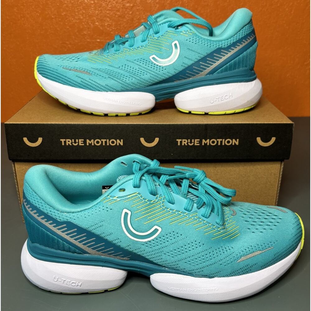 True Motion U-Tech 3 Nevos Teal & Lime Size 7